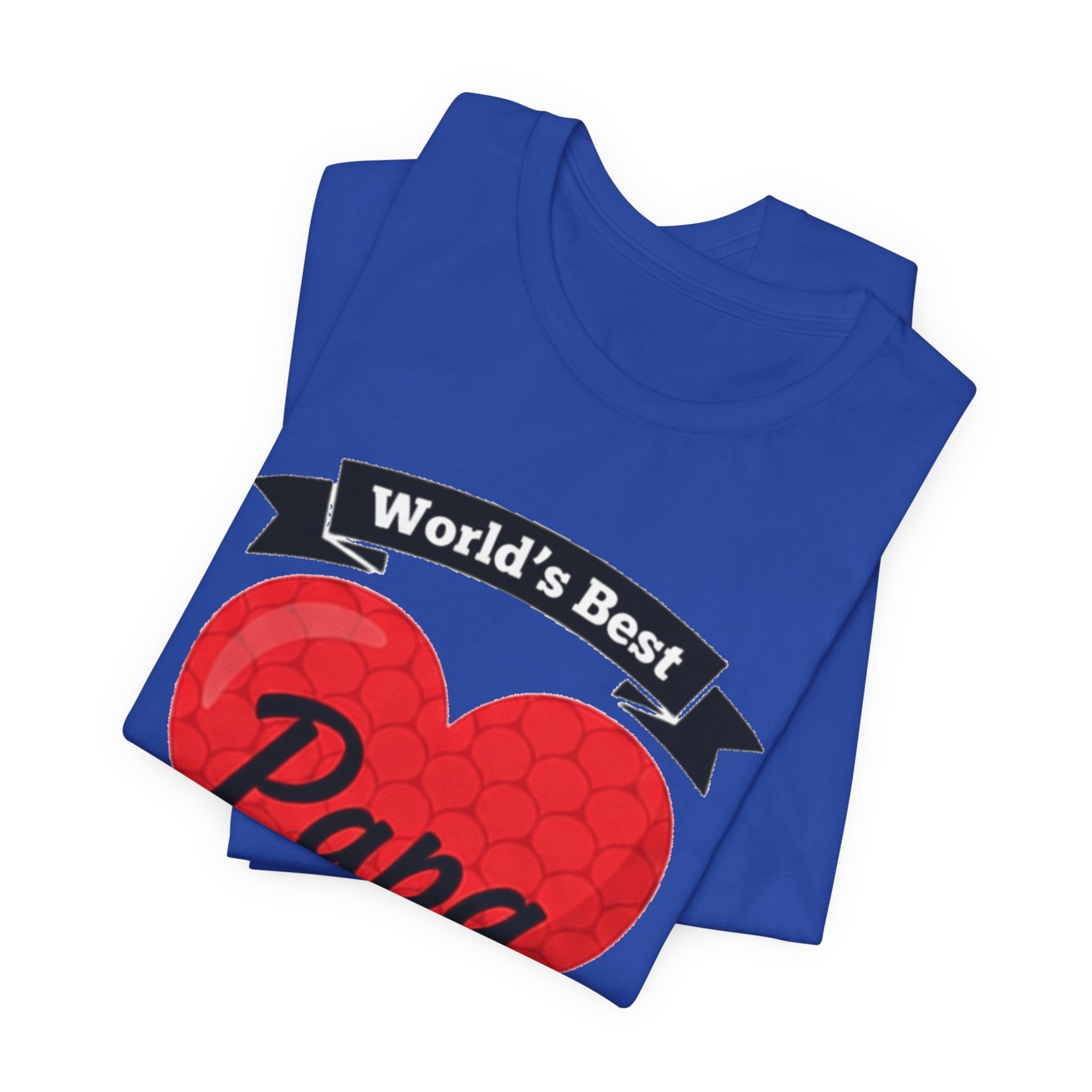 World's Best Papa Heart T-Shirt — Father's Day Gift Tee
