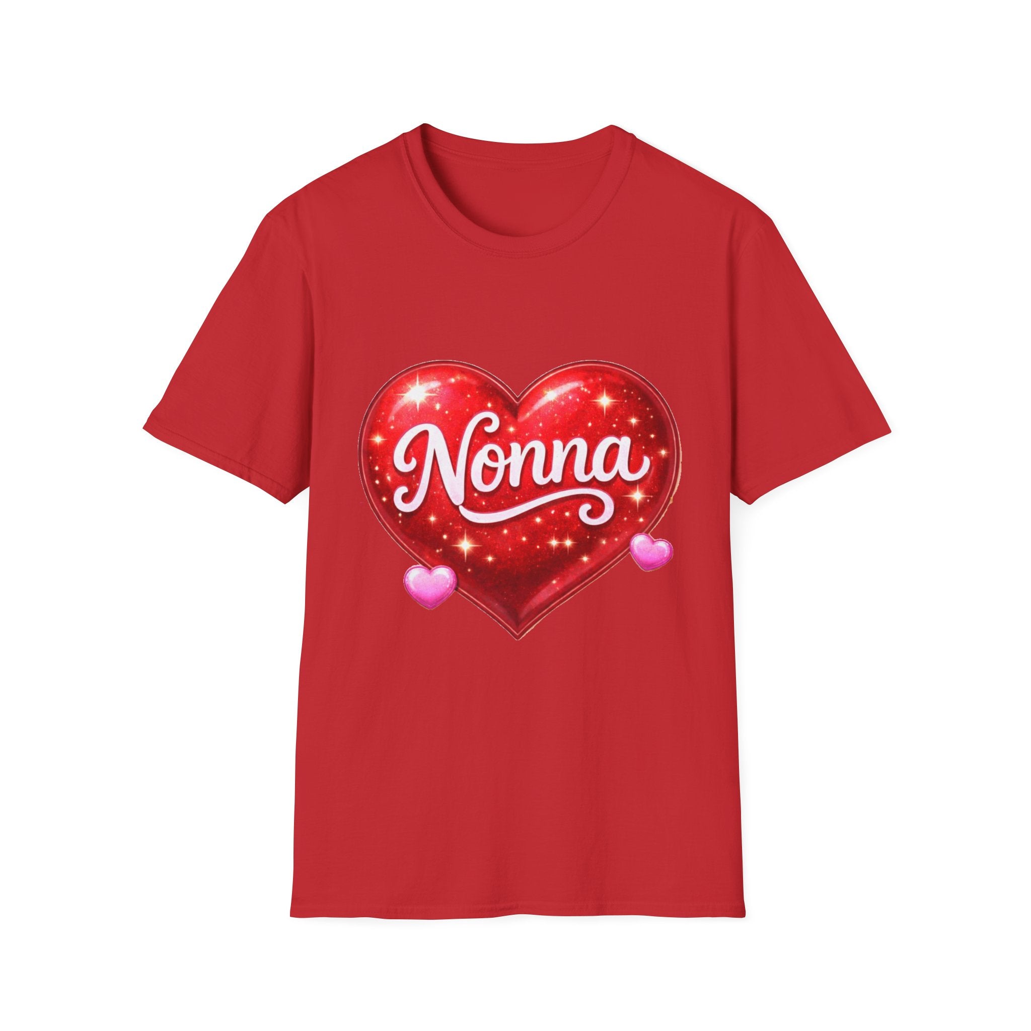 Nonna Heart T-Shirt – Grandma Love Gift Tee (Valentine’s Day/Mother’s Day)