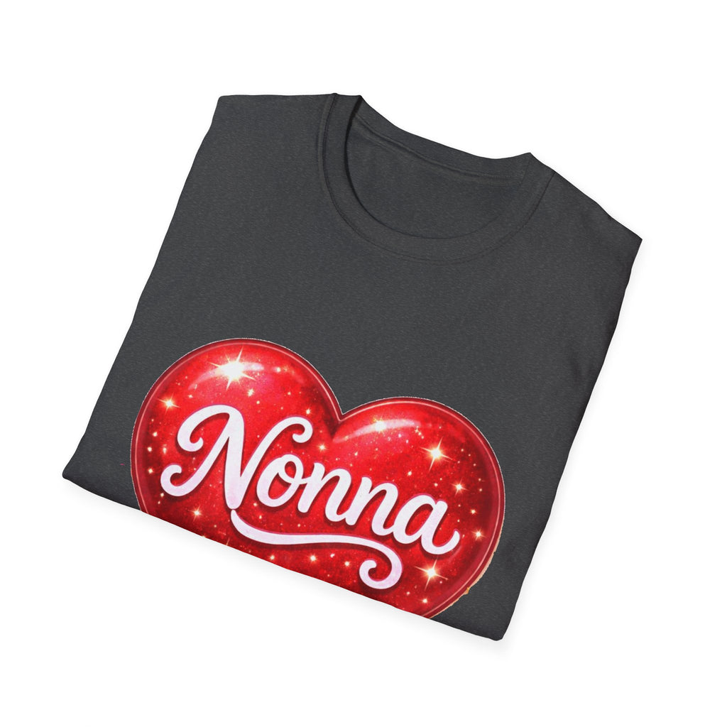 Nonna Heart T-Shirt – Grandma Love Gift Tee (Valentine’s Day/Mother’s Day)