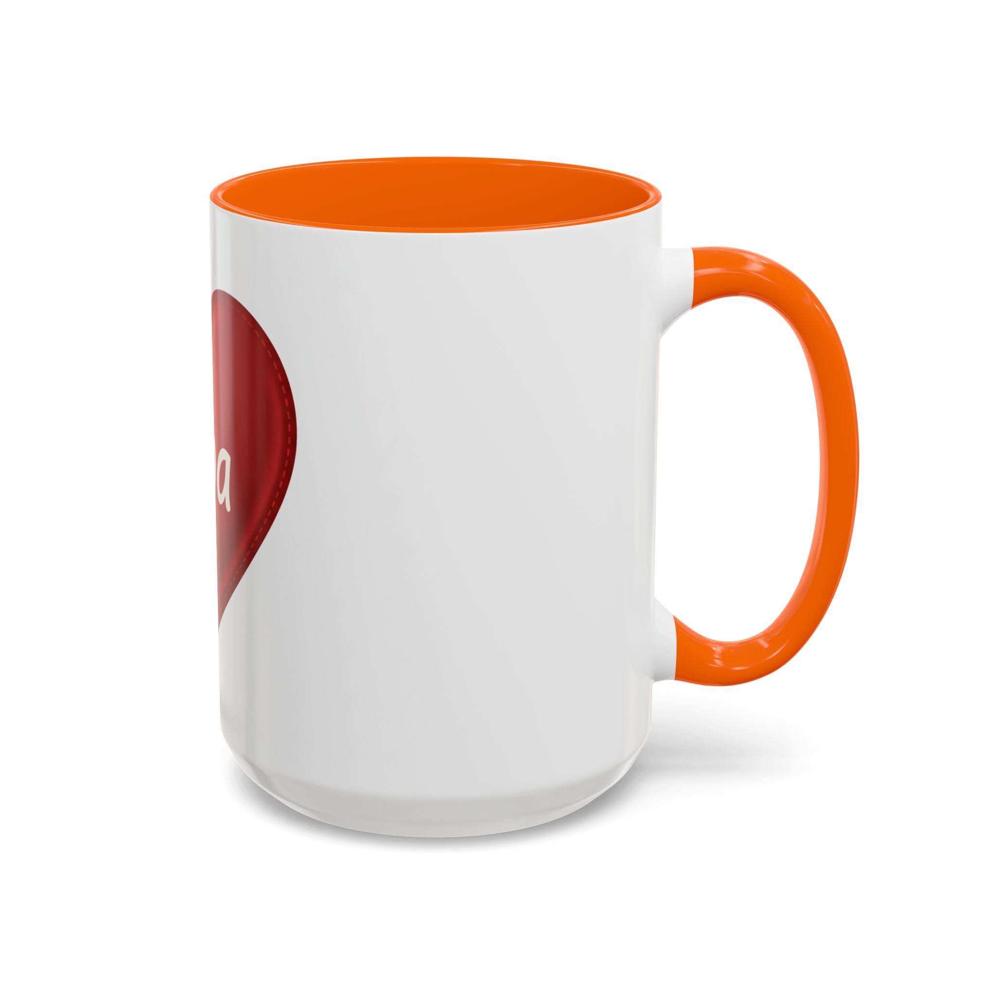 Opa Heart Coffee Mug – Accent Ceramic Mug for Grandpa, Father’s Day & Grandparent Gifts