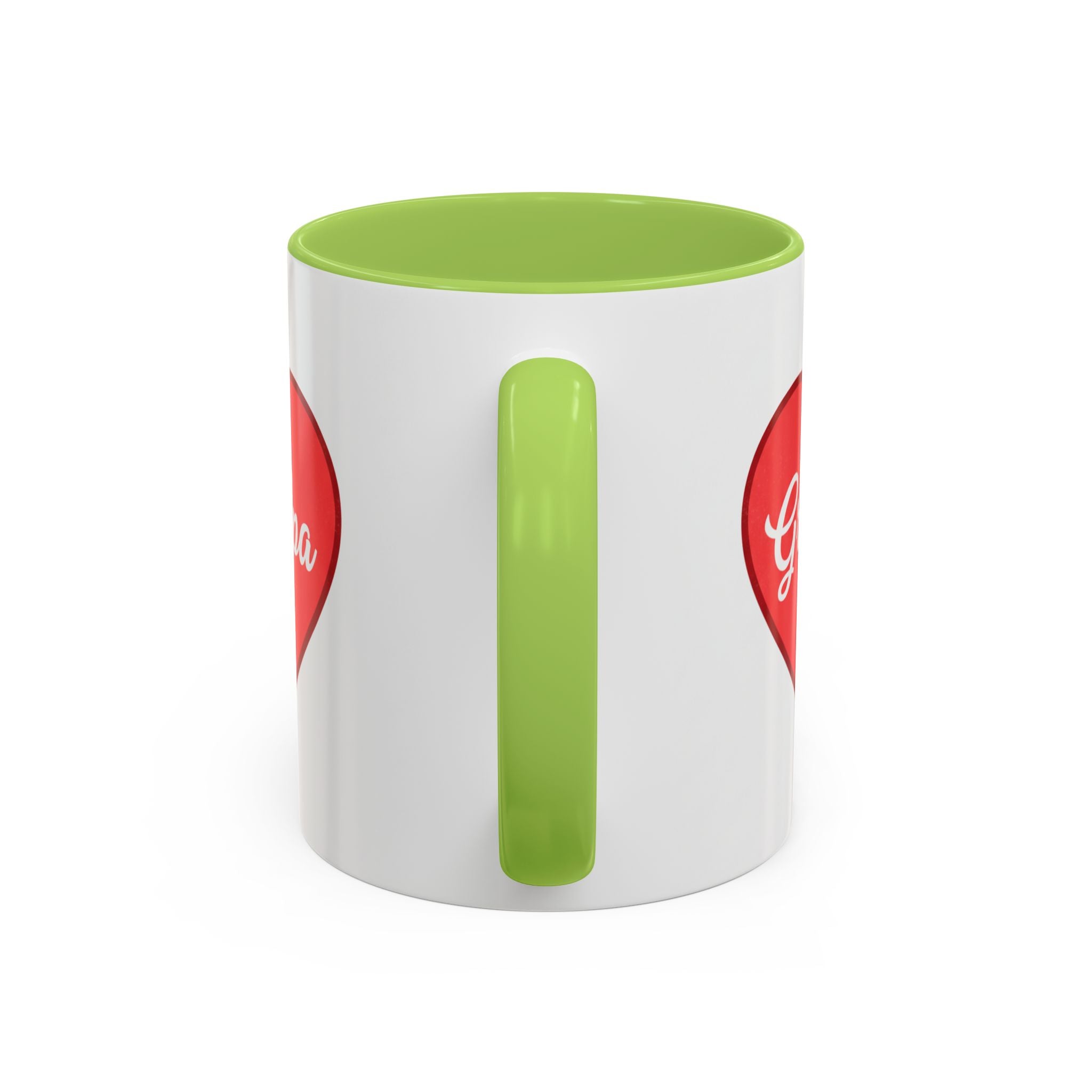 Grandpa Heart Accent Coffee Mug — 11/15oz Gift for Grandfather, Father’s Day & Birthday
