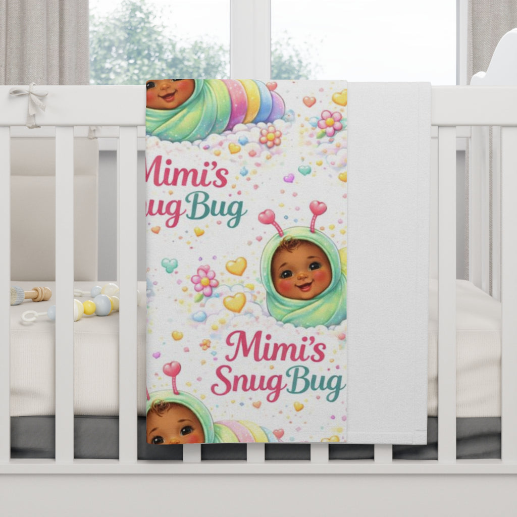 Mimi’s Snug Bug Baby Blanket — Soft Fleece Swaddle for Newborns & Gifts