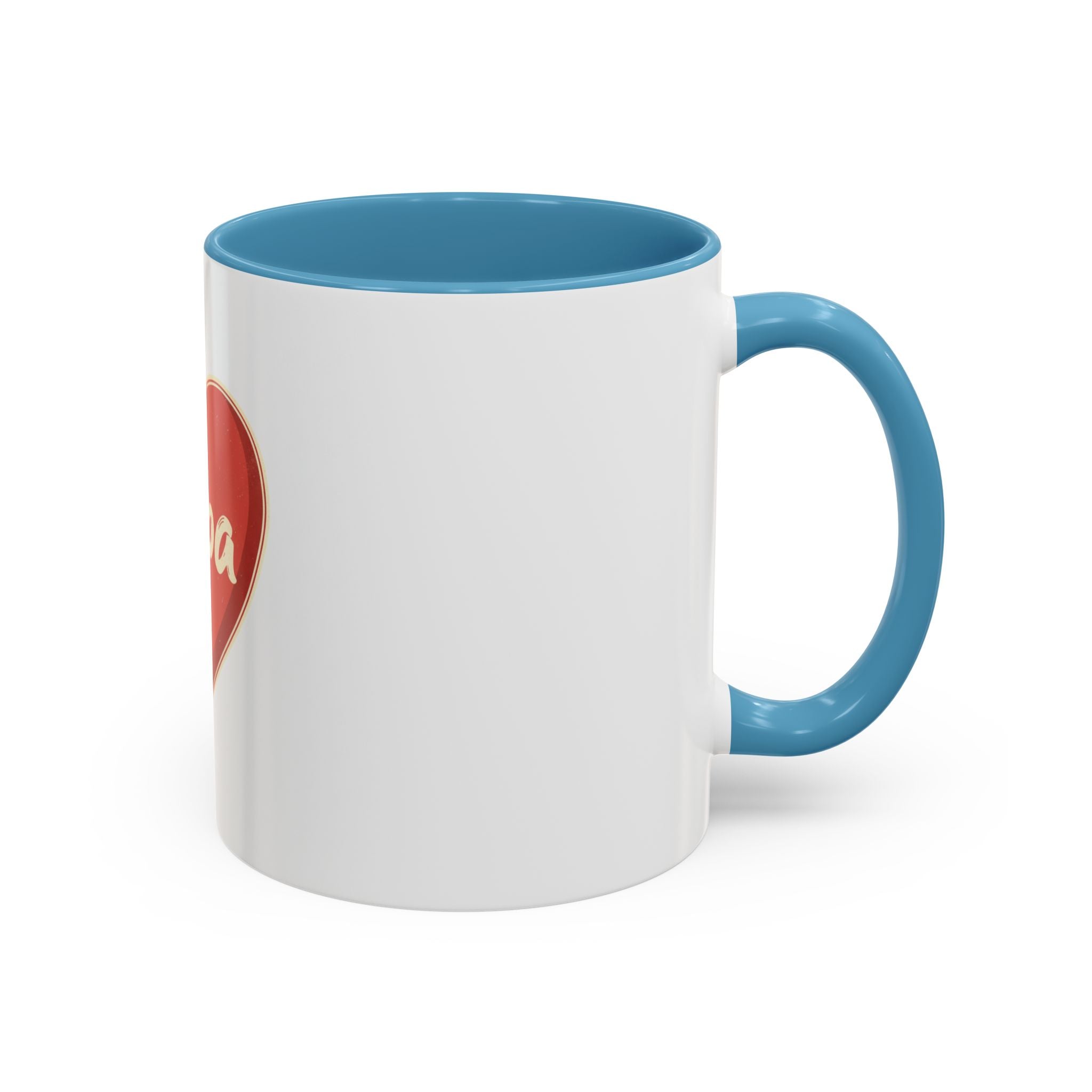 Papa Heart Accent Coffee Mug — Father’s Day Gift, 11/15oz