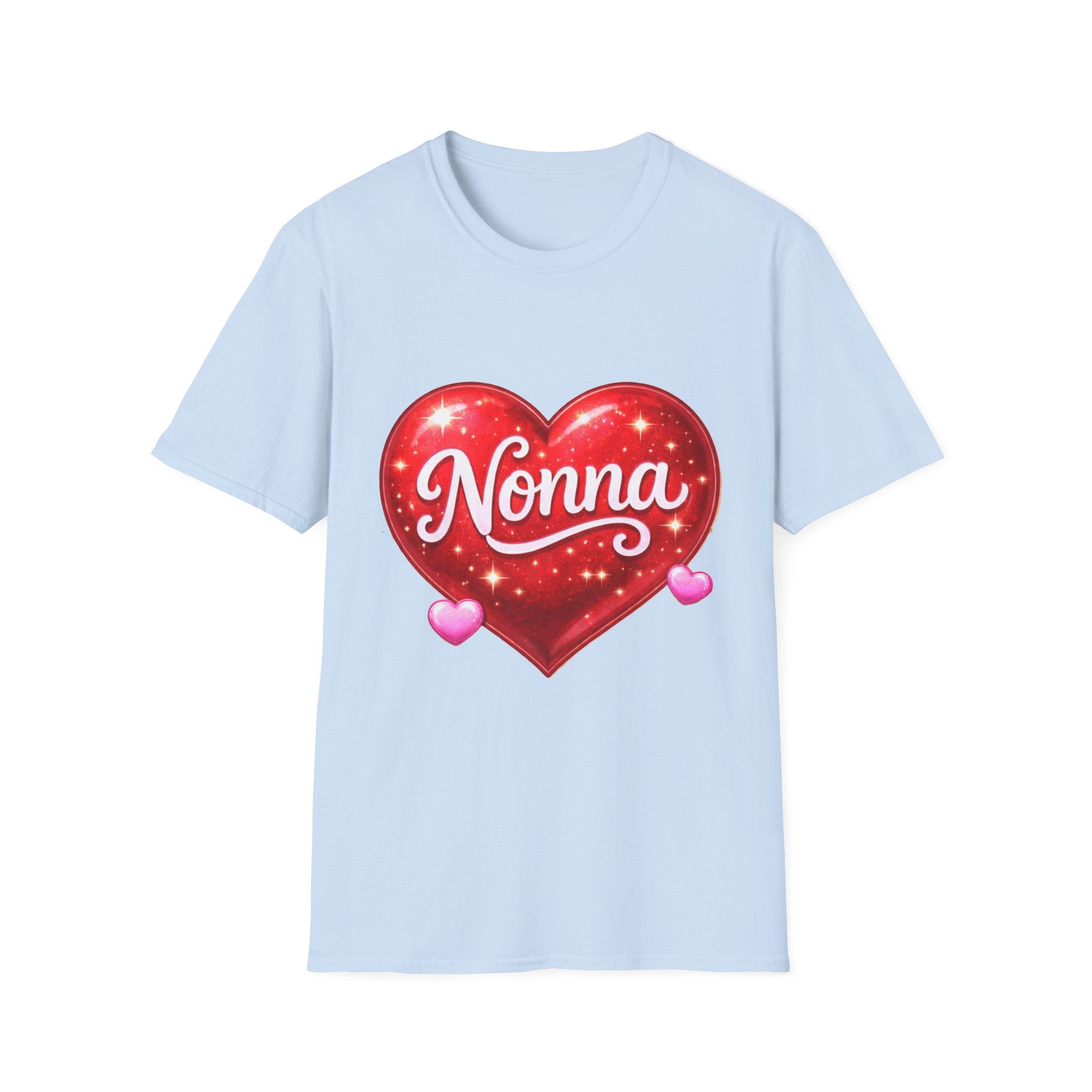 Nonna Heart T-Shirt – Grandma Love Gift Tee (Valentine’s Day/Mother’s Day)