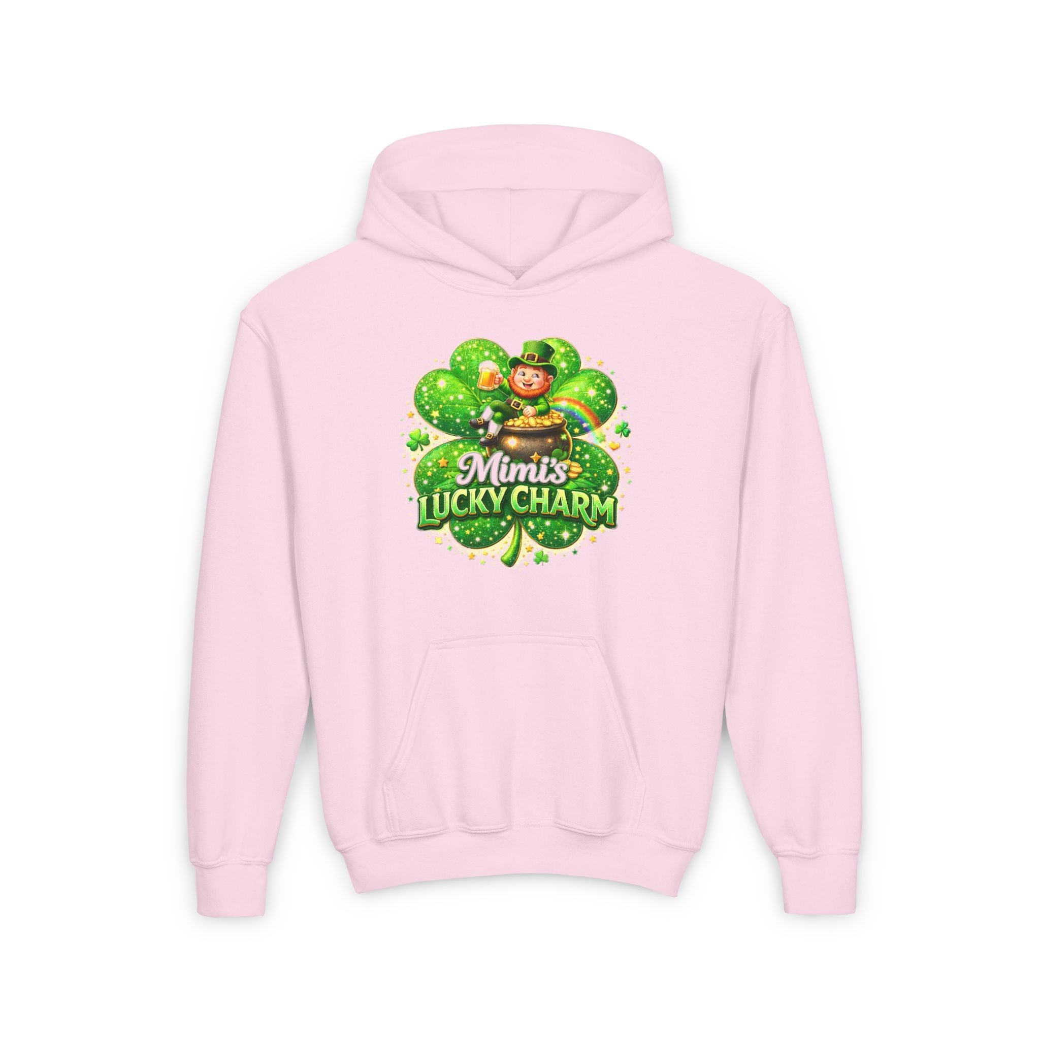 St. Patricks Day, Mimi, Youth Heavy Blend Hooded Sweatshirt