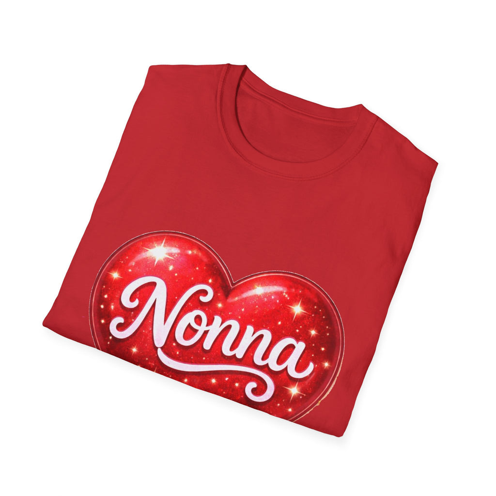 Nonna Heart T-Shirt – Grandma Love Gift Tee (Valentine’s Day/Mother’s Day)