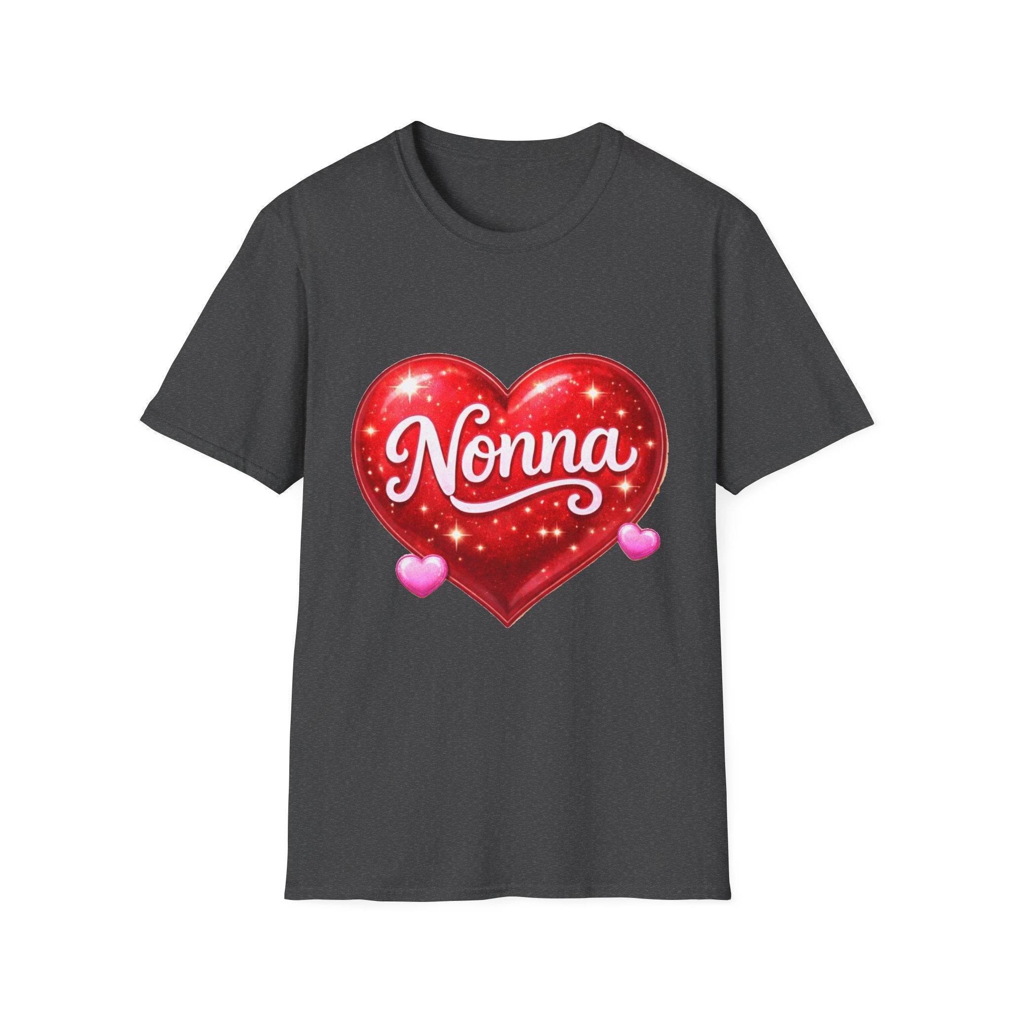 Nonna Heart T-Shirt – Grandma Love Gift Tee (Valentine’s Day/Mother’s Day)
