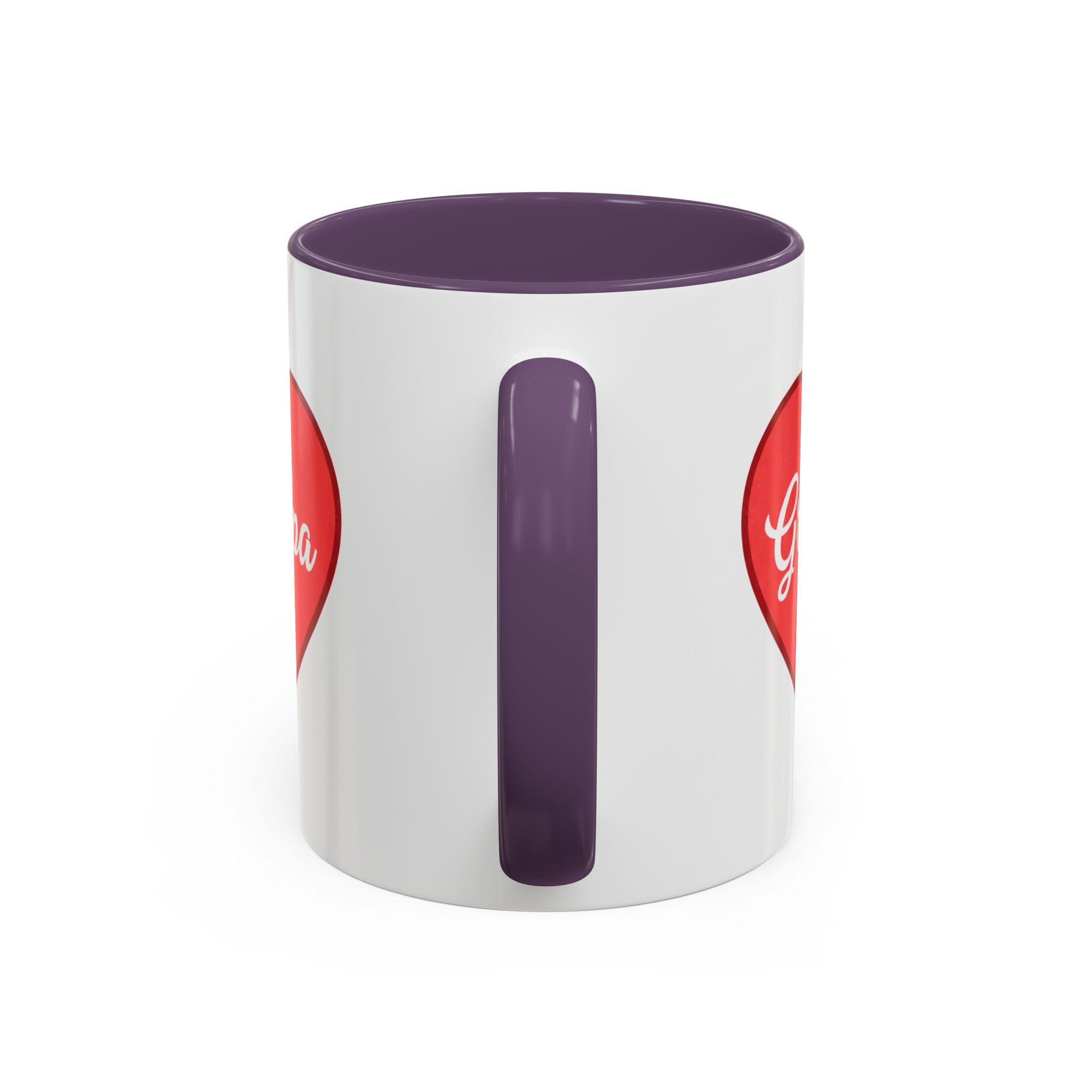 Grandpa Heart Accent Coffee Mug — 11/15oz Gift for Grandfather, Father’s Day & Birthday
