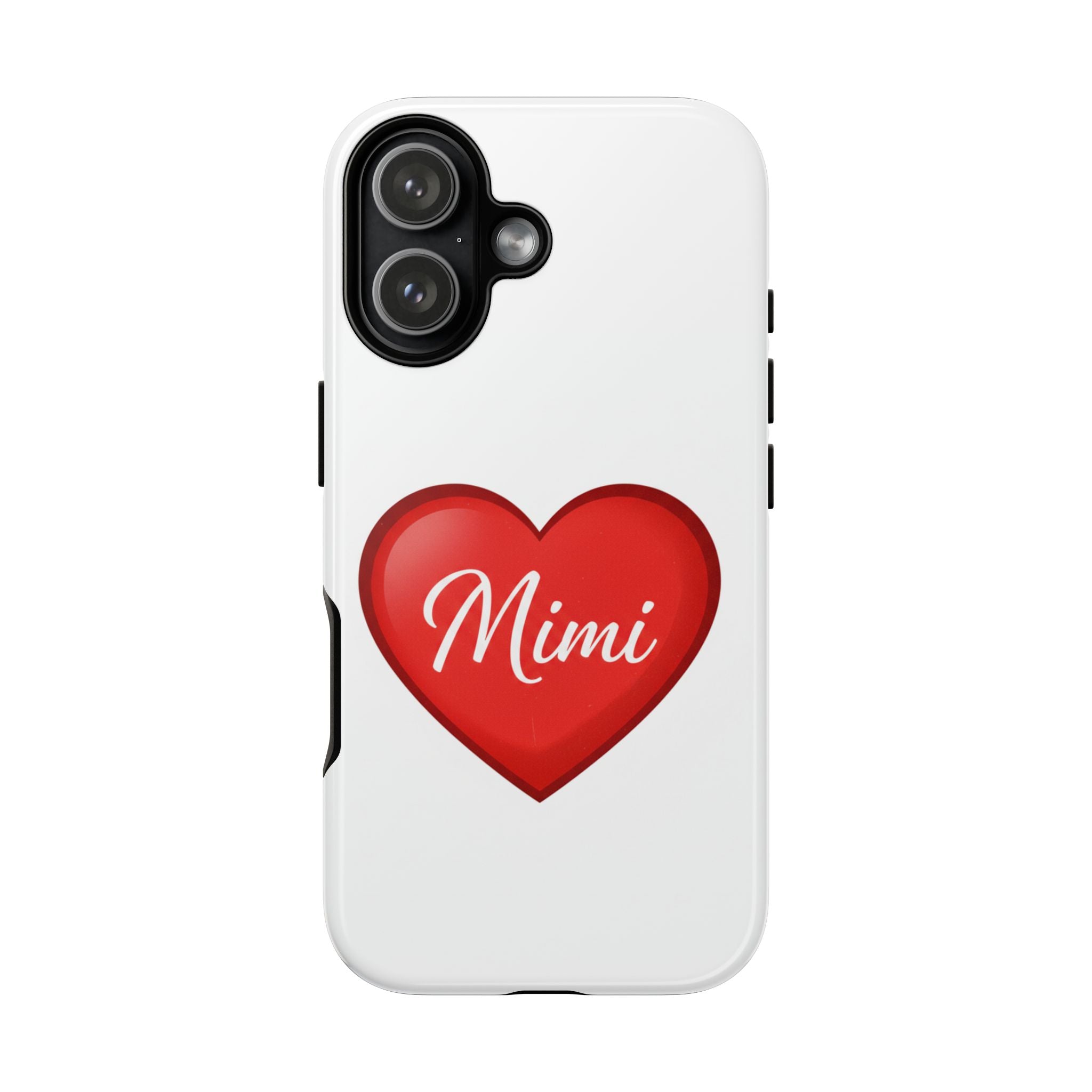 Mimi Heart Phone Case — Personalized Protective Phone Cover for Grandma, Mom & Loved Ones