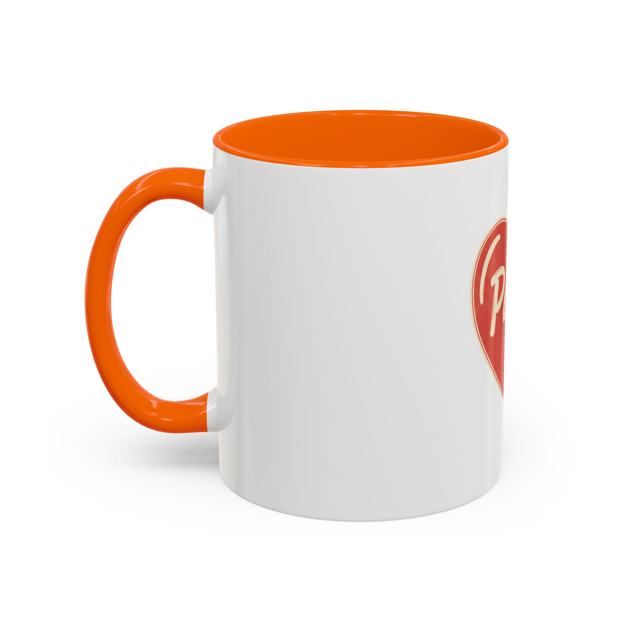 Papa Heart Accent Coffee Mug — Father’s Day Gift, 11/15oz