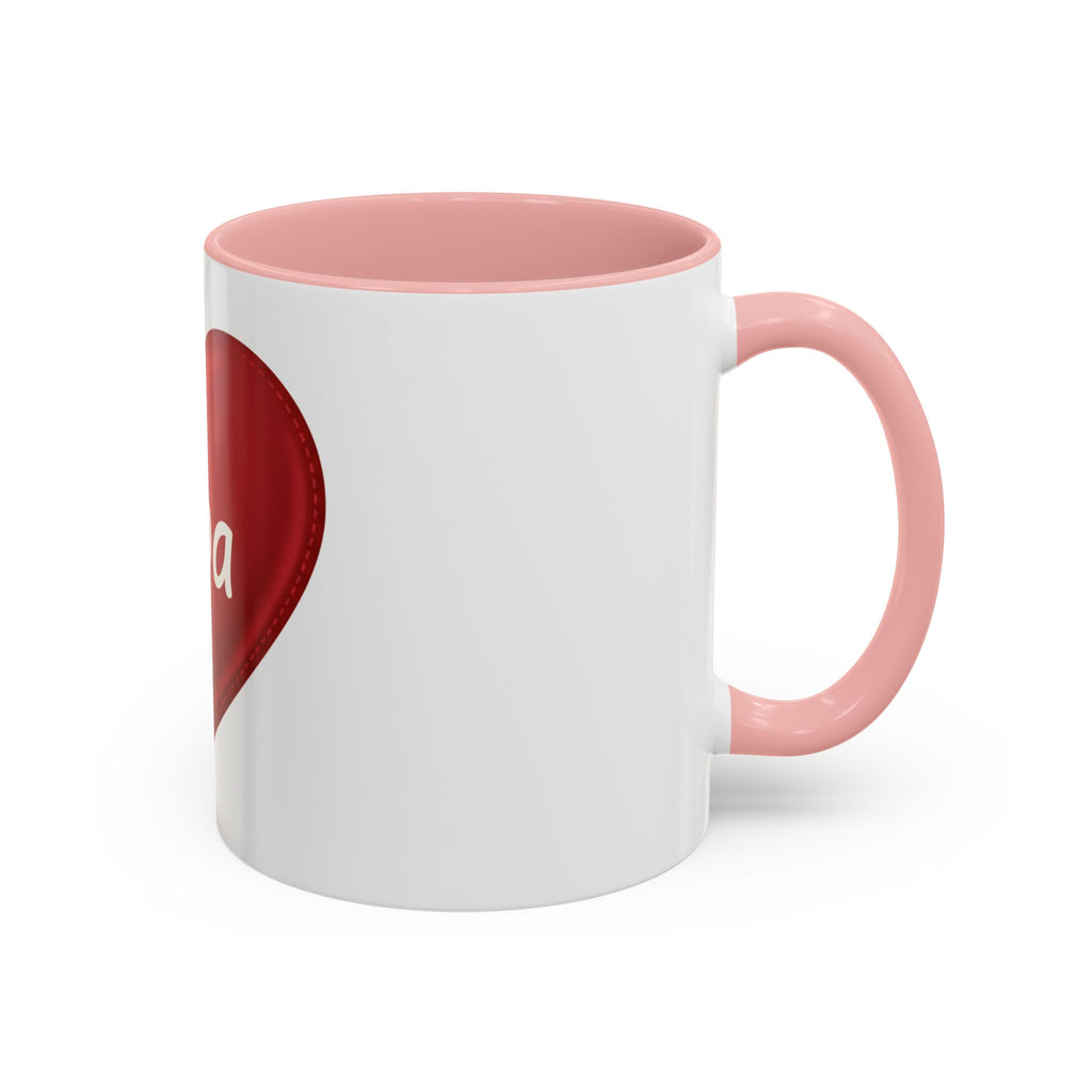 Opa Heart Coffee Mug – Accent Ceramic Mug for Grandpa, Father’s Day & Grandparent Gifts