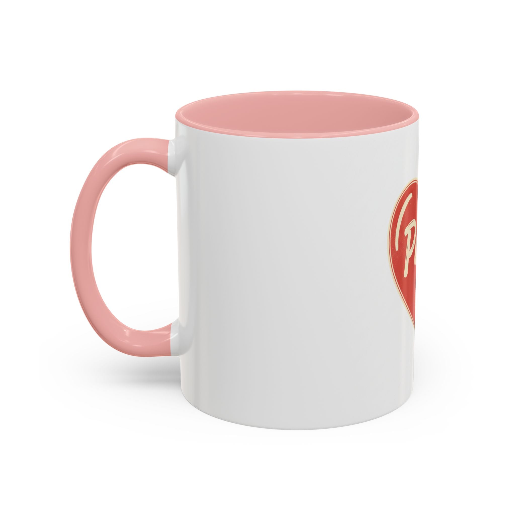 Papa Heart Accent Coffee Mug — Father’s Day Gift, 11/15oz
