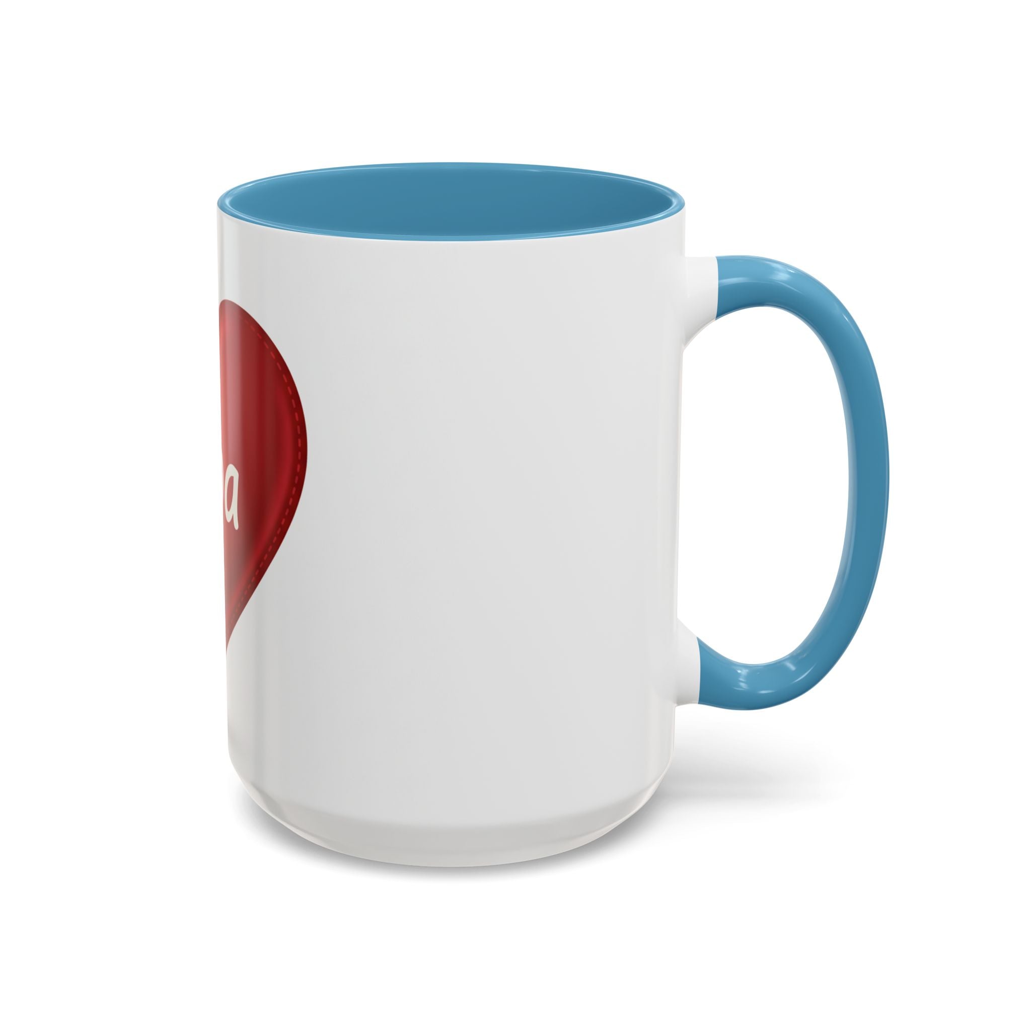 Opa Heart Coffee Mug – Accent Ceramic Mug for Grandpa, Father’s Day & Grandparent Gifts