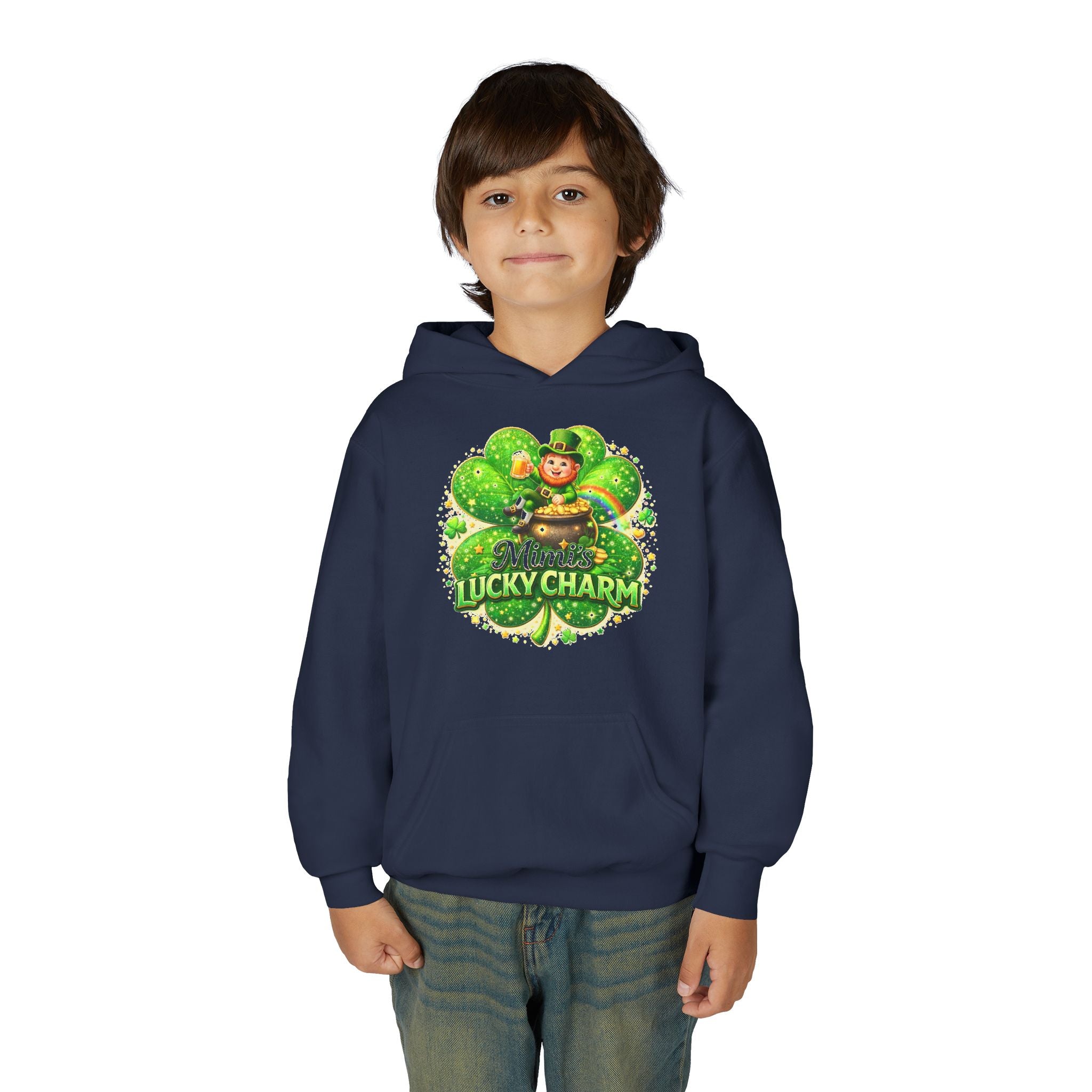 St. Patricks Day, Mimi, Youth Heavy Blend Hooded Sweatshirt