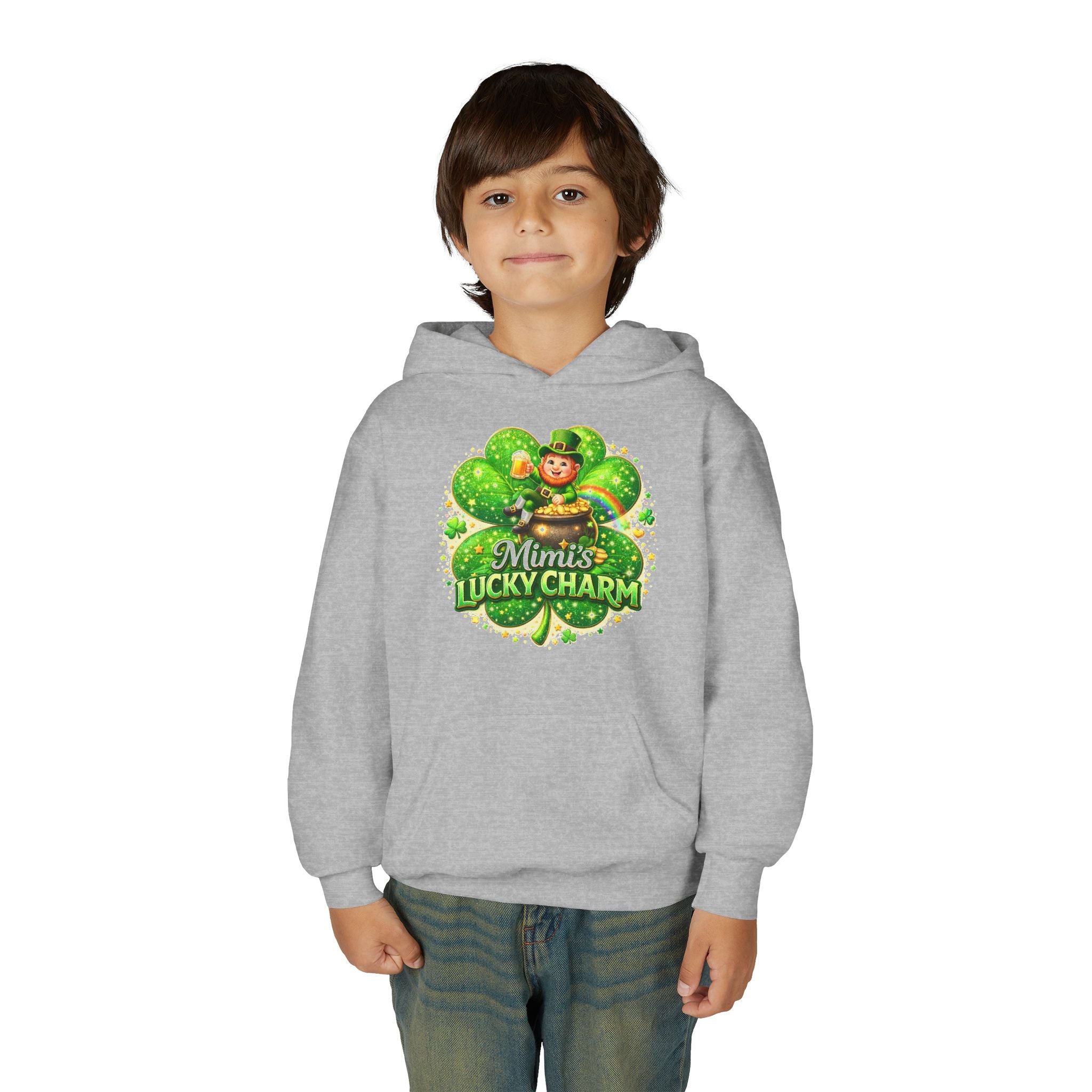 St. Patricks Day, Mimi, Youth Heavy Blend Hooded Sweatshirt