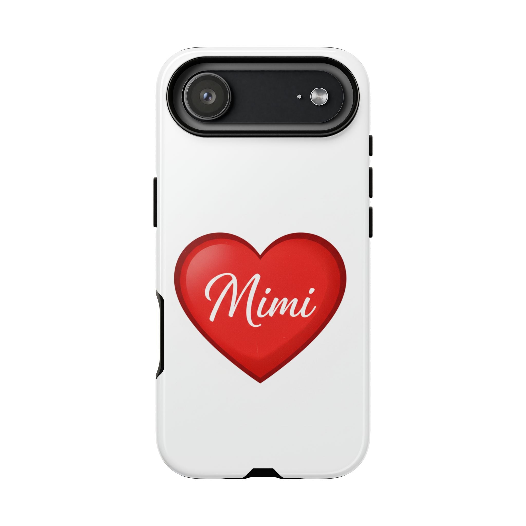 Mimi Heart Phone Case — Personalized Protective Phone Cover for Grandma, Mom & Loved Ones