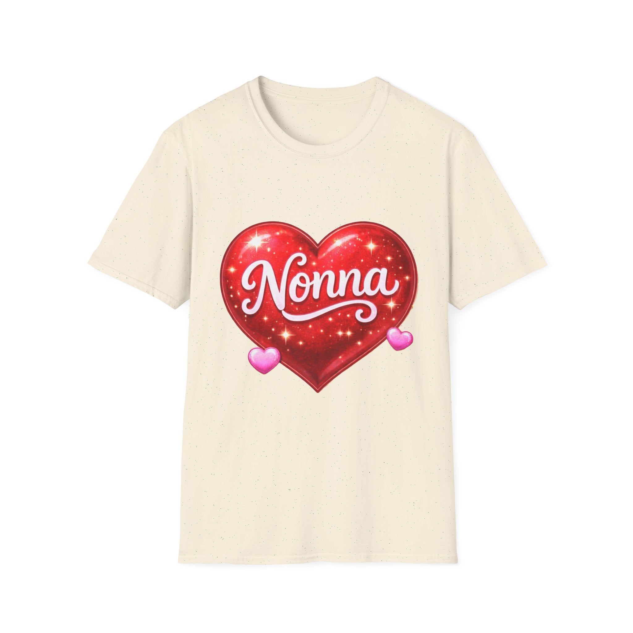 Nonna Heart T-Shirt – Grandma Love Gift Tee (Valentine’s Day/Mother’s Day)