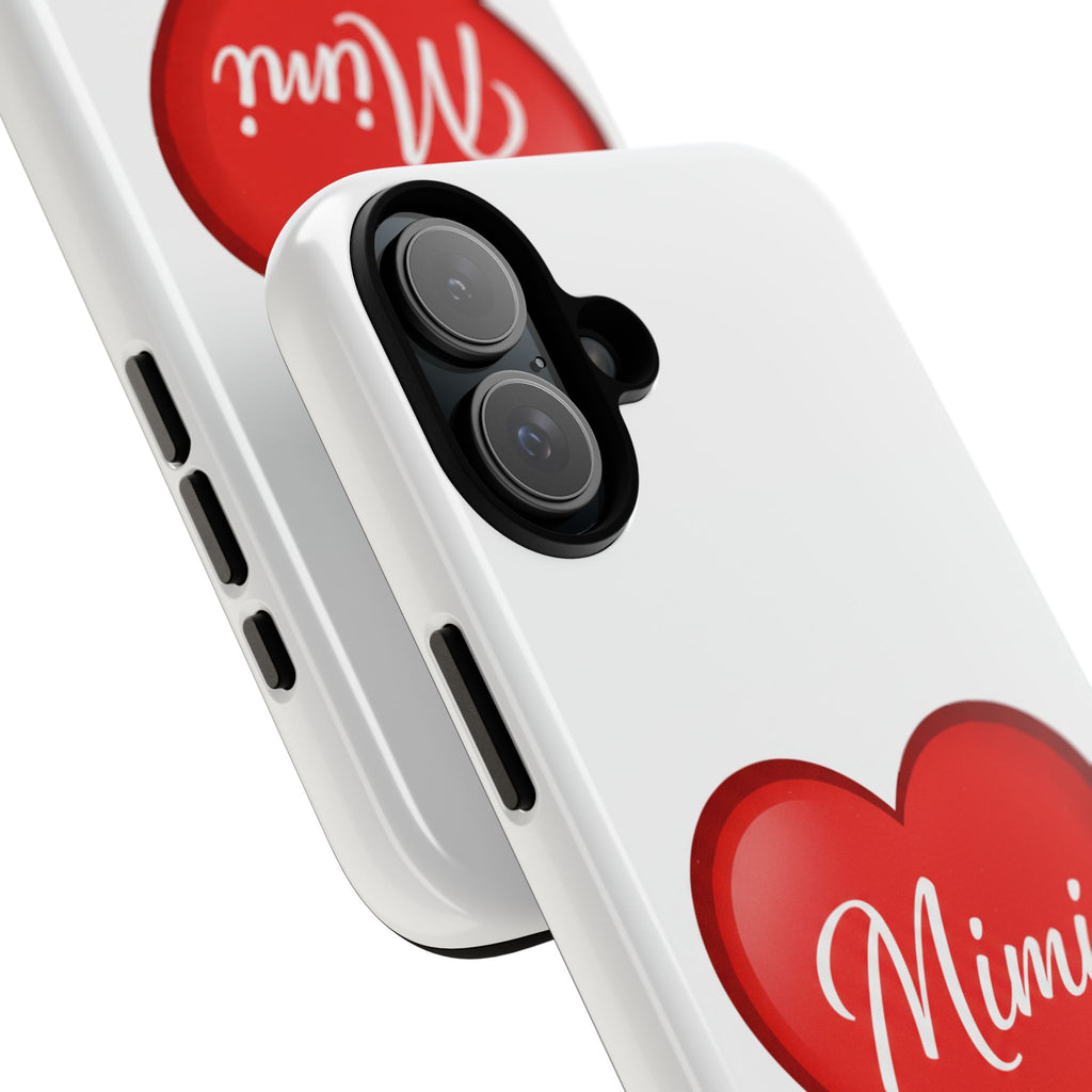 Mimi Heart Phone Case — Personalized Protective Phone Cover for Grandma, Mom & Loved Ones