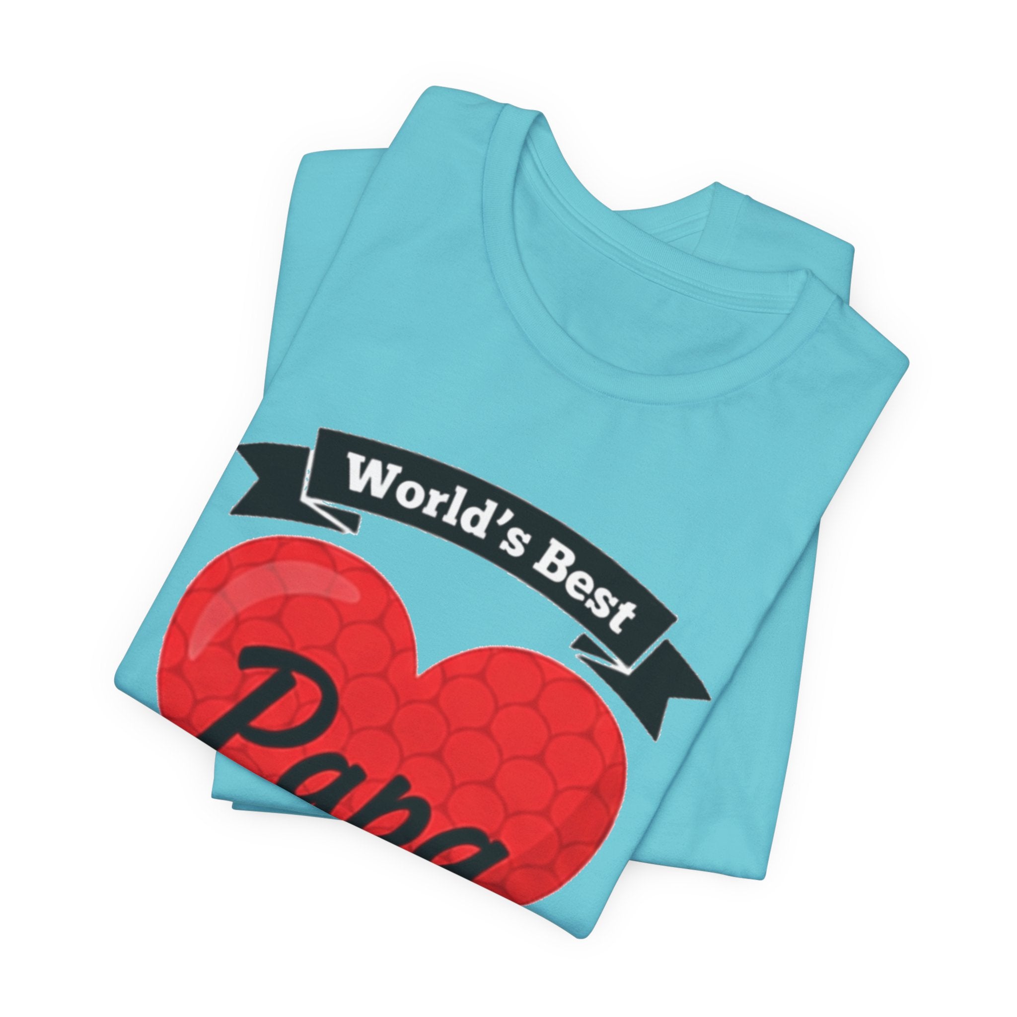 World's Best Papa Heart T-Shirt — Father's Day Gift Tee